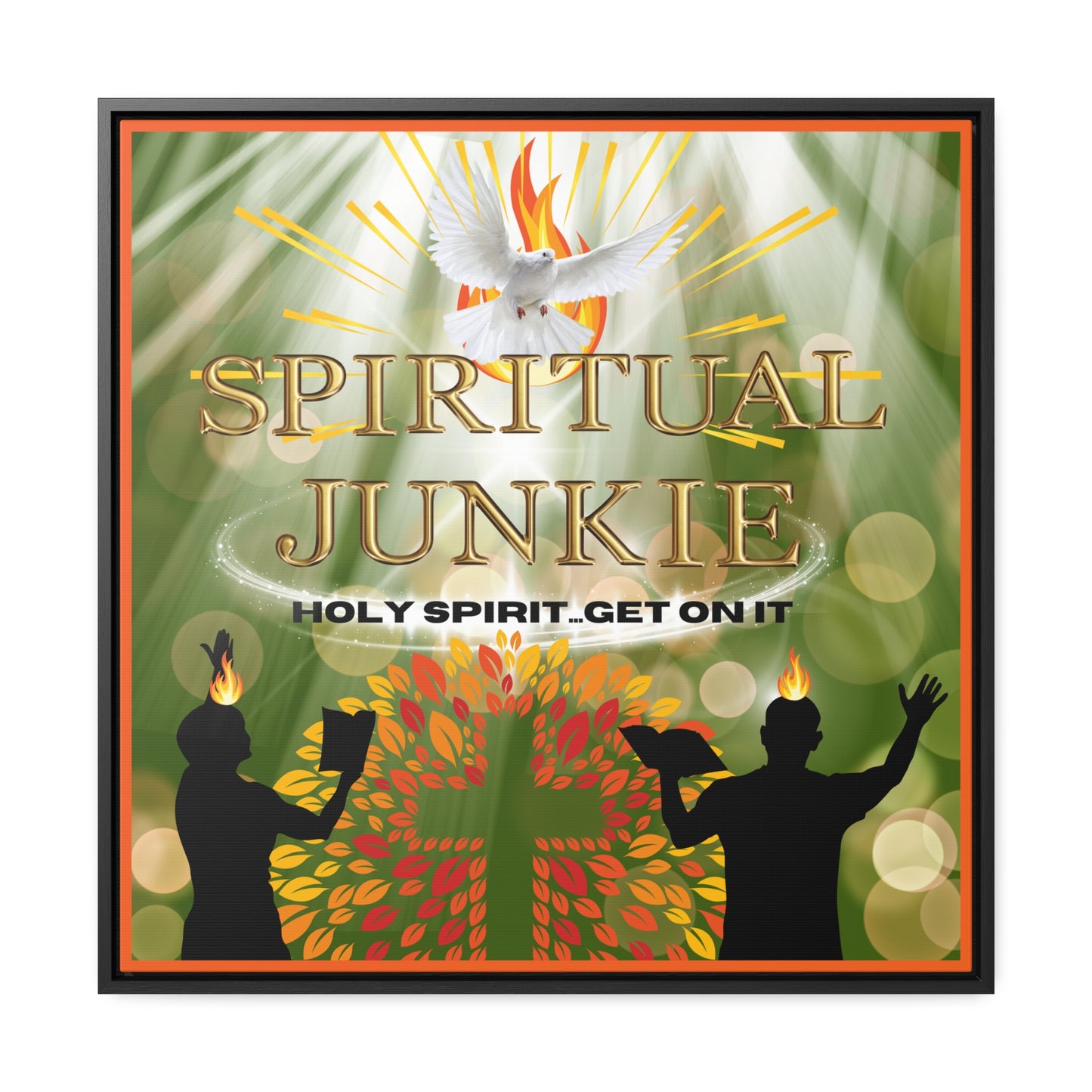 Spiritual Junkie Gallery Canvas Wraps, Square Frame