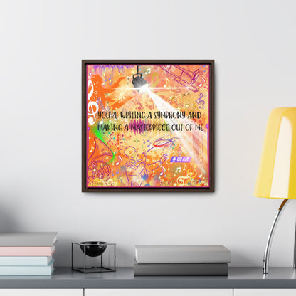 Symphony Gallery Canvas Wraps, Square Frame