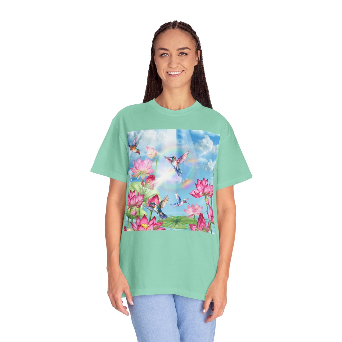 Sipping On Sunshine Unisex Garment-Dyed T-shirt