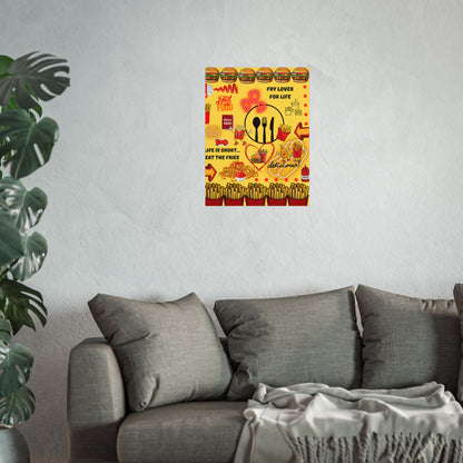 Eat The Fries Fine Art Poster