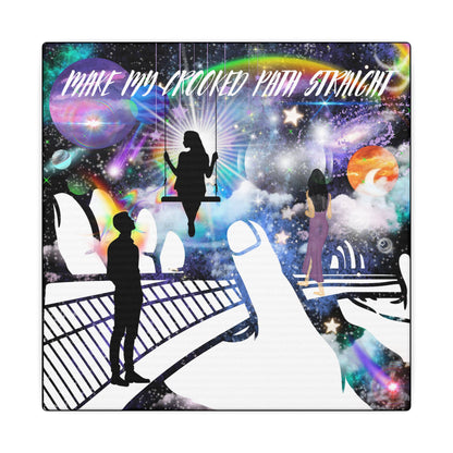 In His Hands - Cosmic Wall Art Canvas Print, Home Decor, Inspirational Decor, Galaxy Artwork, Unique Gift for Space Lovers, Abstract Art