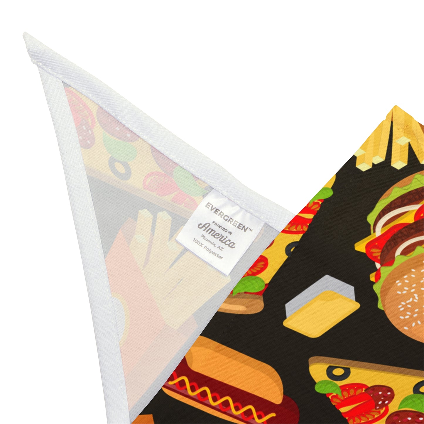 Pet Bandana Fast Food