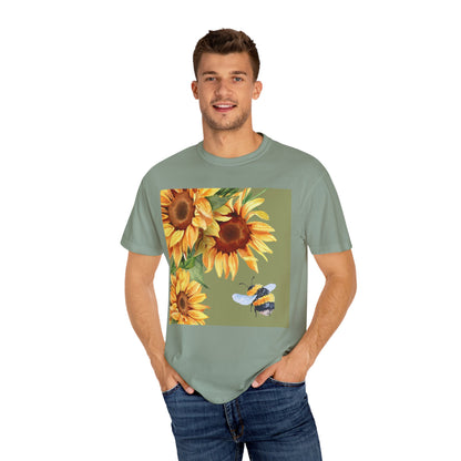 Bee 3 Unisex Garment-Dyed T-shirt