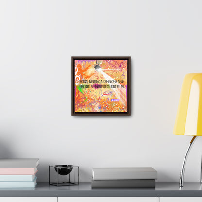 Symphony Gallery Canvas Wraps, Square Frame