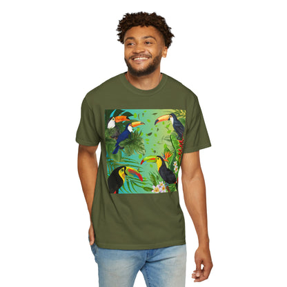 Toucans Unisex Garment-Dyed T-shirt