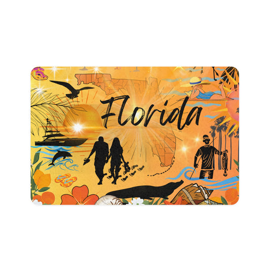 Pet Food Mat (12x18) Florida