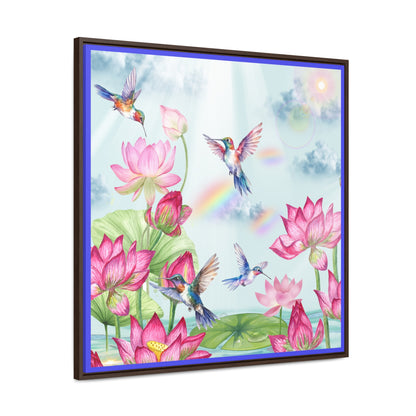 Sipping On Sunshine Gallery Canvas Wraps, Square Frame