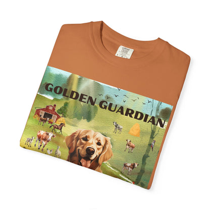Golden Guardian Unisex Garment-Dyed T-shirt