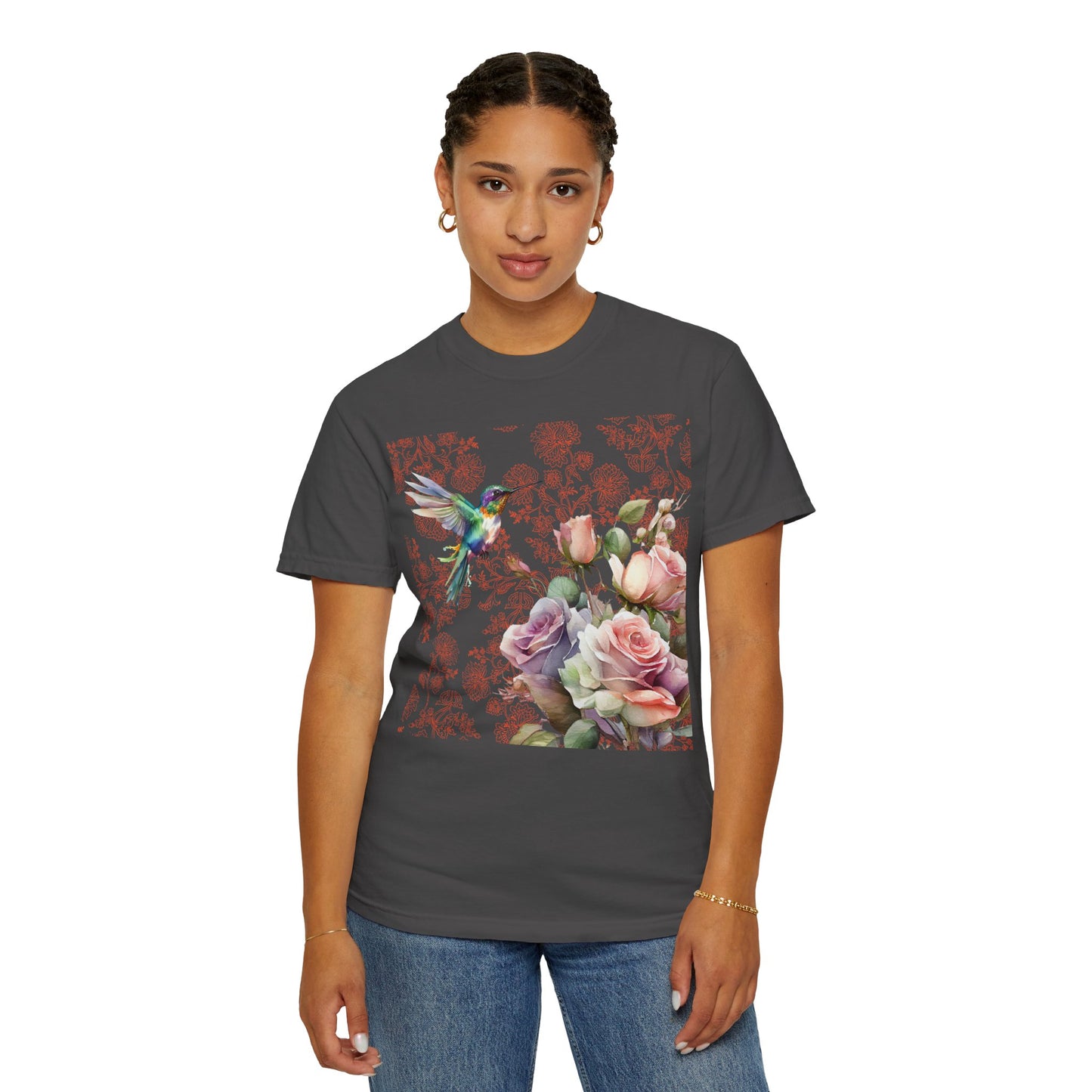 Hummingbird 1 Unisex Garment-Dyed T-shirt