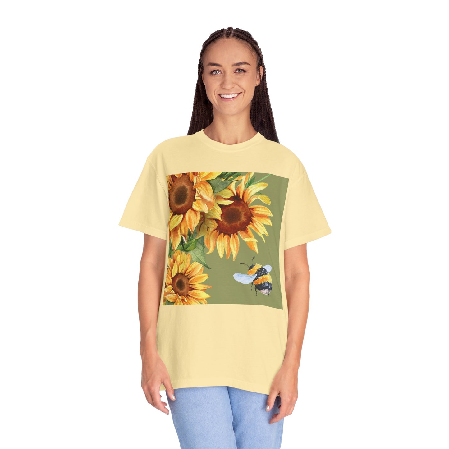 Bee 3 Unisex Garment-Dyed T-shirt