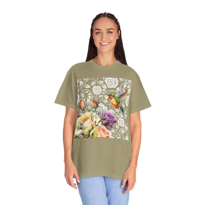 Hummingbird 2 Unisex Garment-Dyed T-shirt