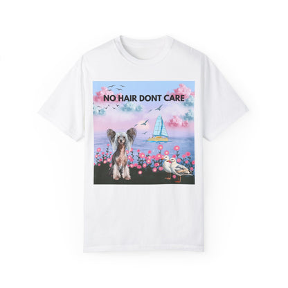 No Hair Don't Care Unisex Garment-Dyed T-shirt