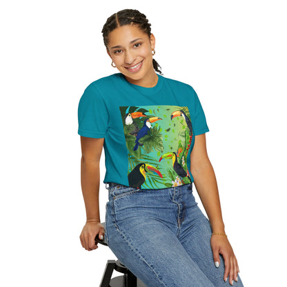 Toucans Unisex Garment-Dyed T-shirt