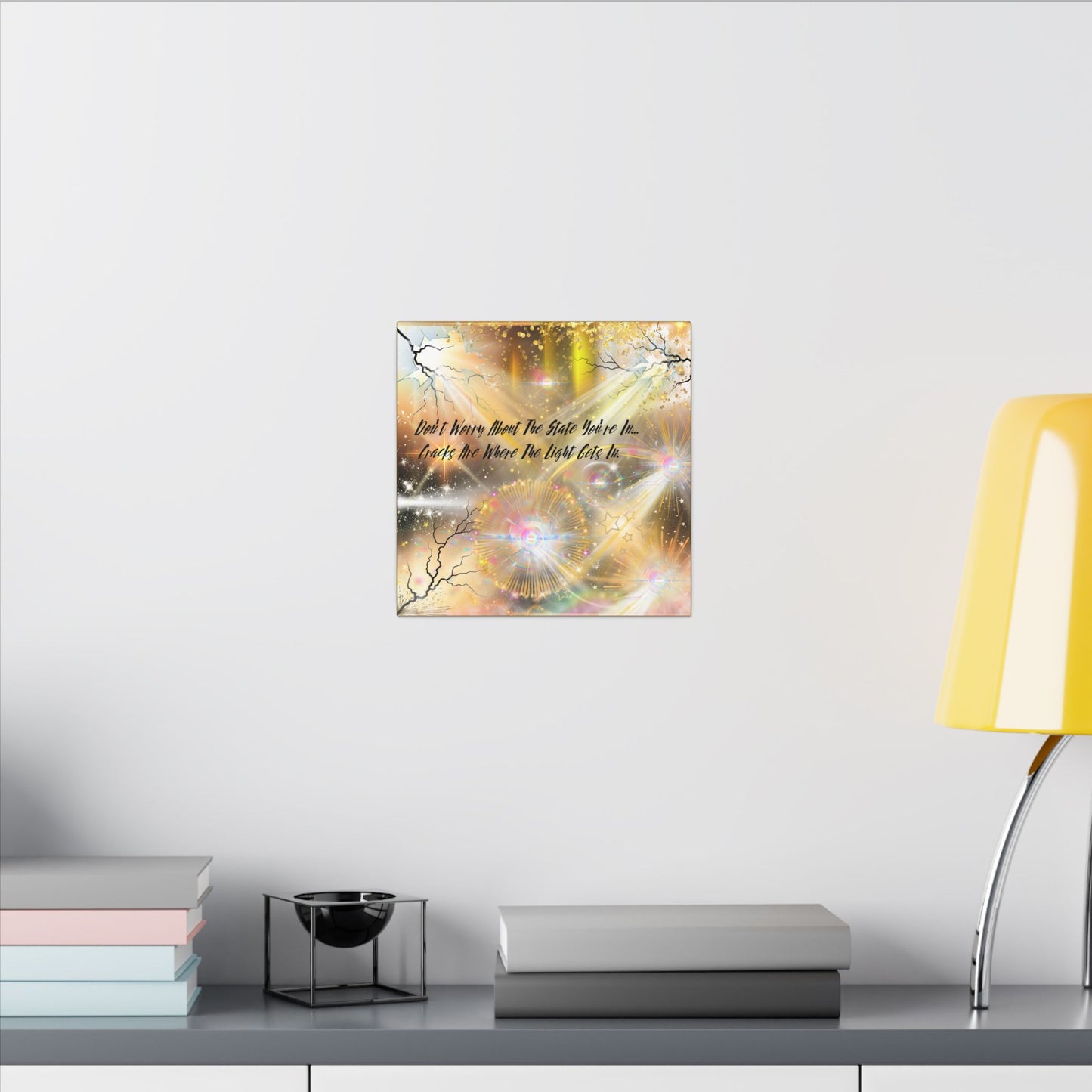 Don't Worry - Inspirational Wall Art, Motivational Decor, Home Office Artwork, Uplifting Canvas, Modern Room Statement