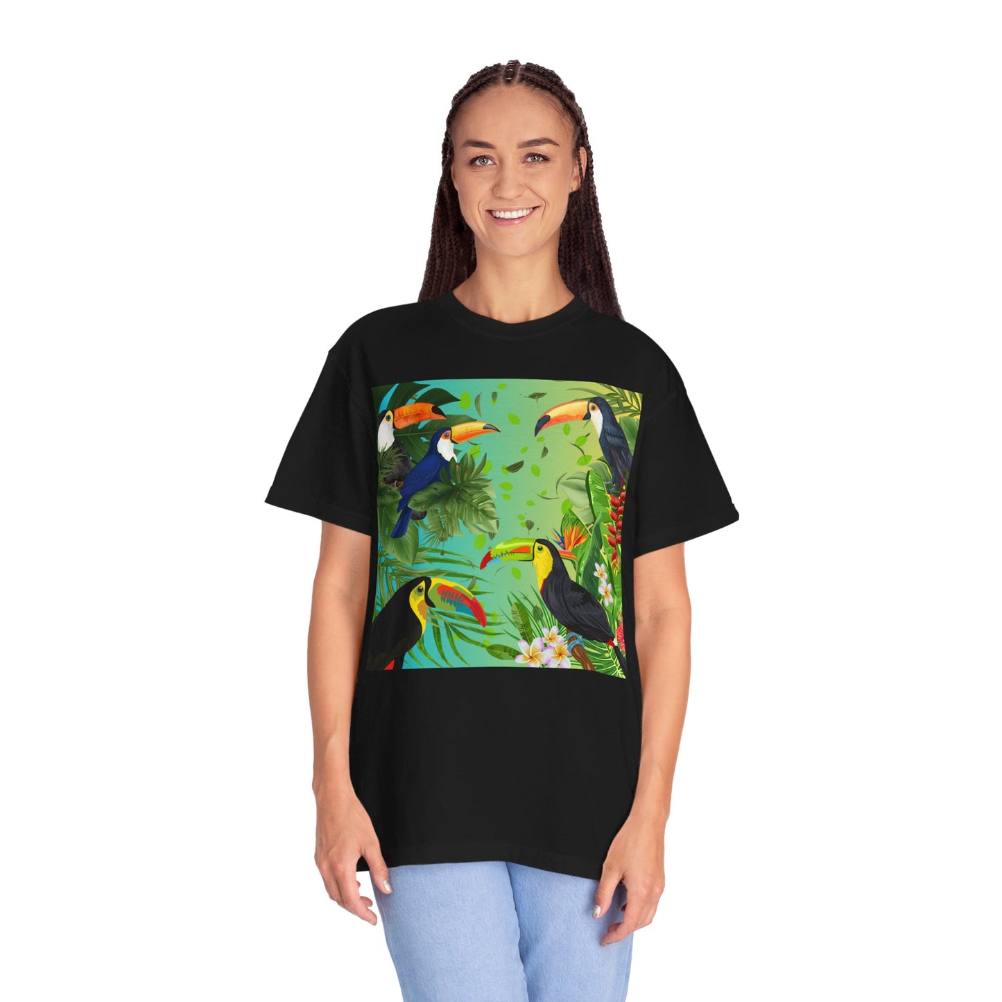 Toucans Unisex Garment-Dyed T-shirt