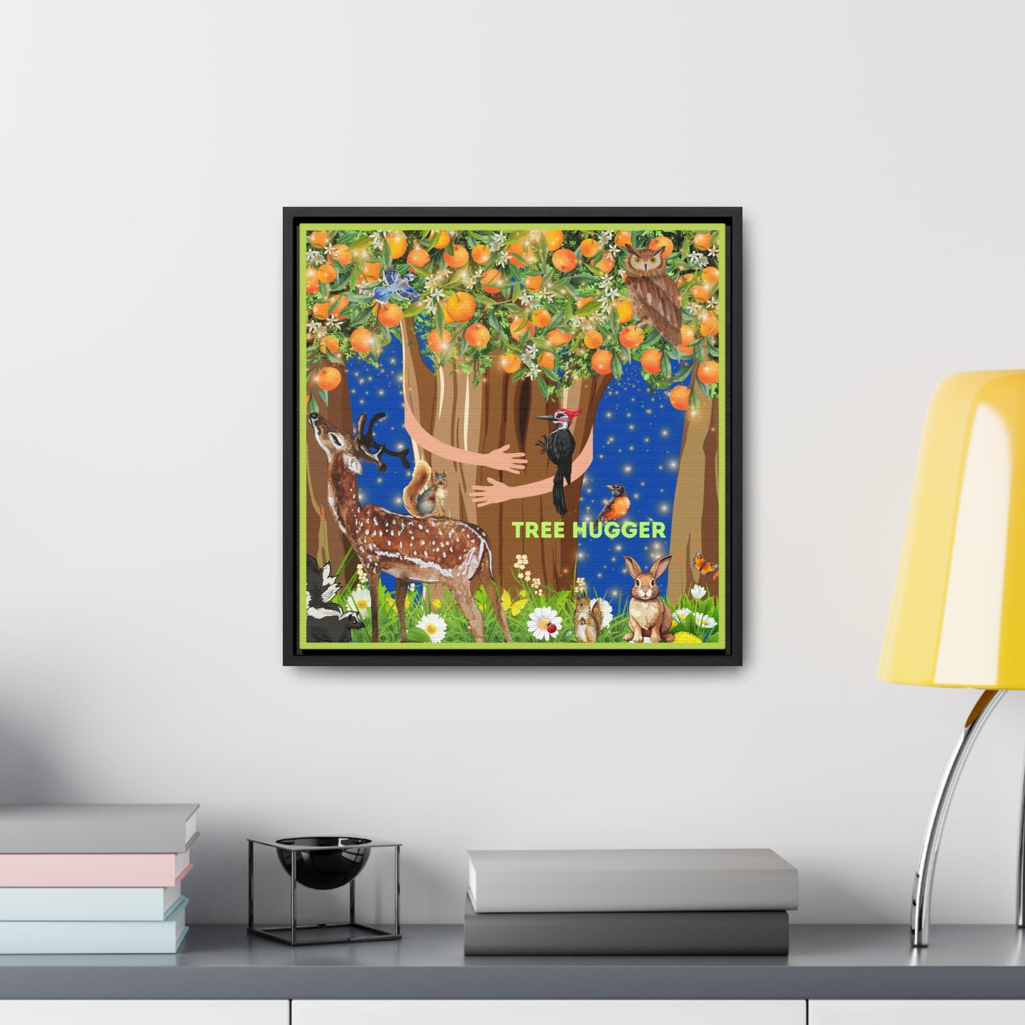 Tree Hugger Canvas Wall Art