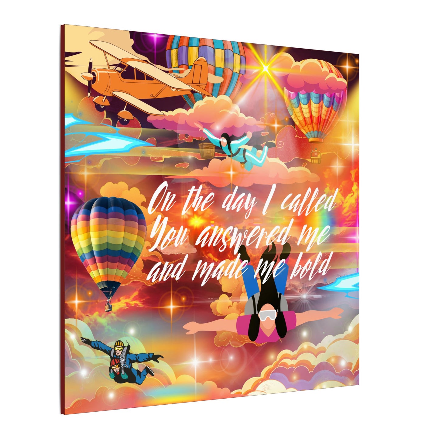 You Answered Me - Inspirational Canvas Wall Art