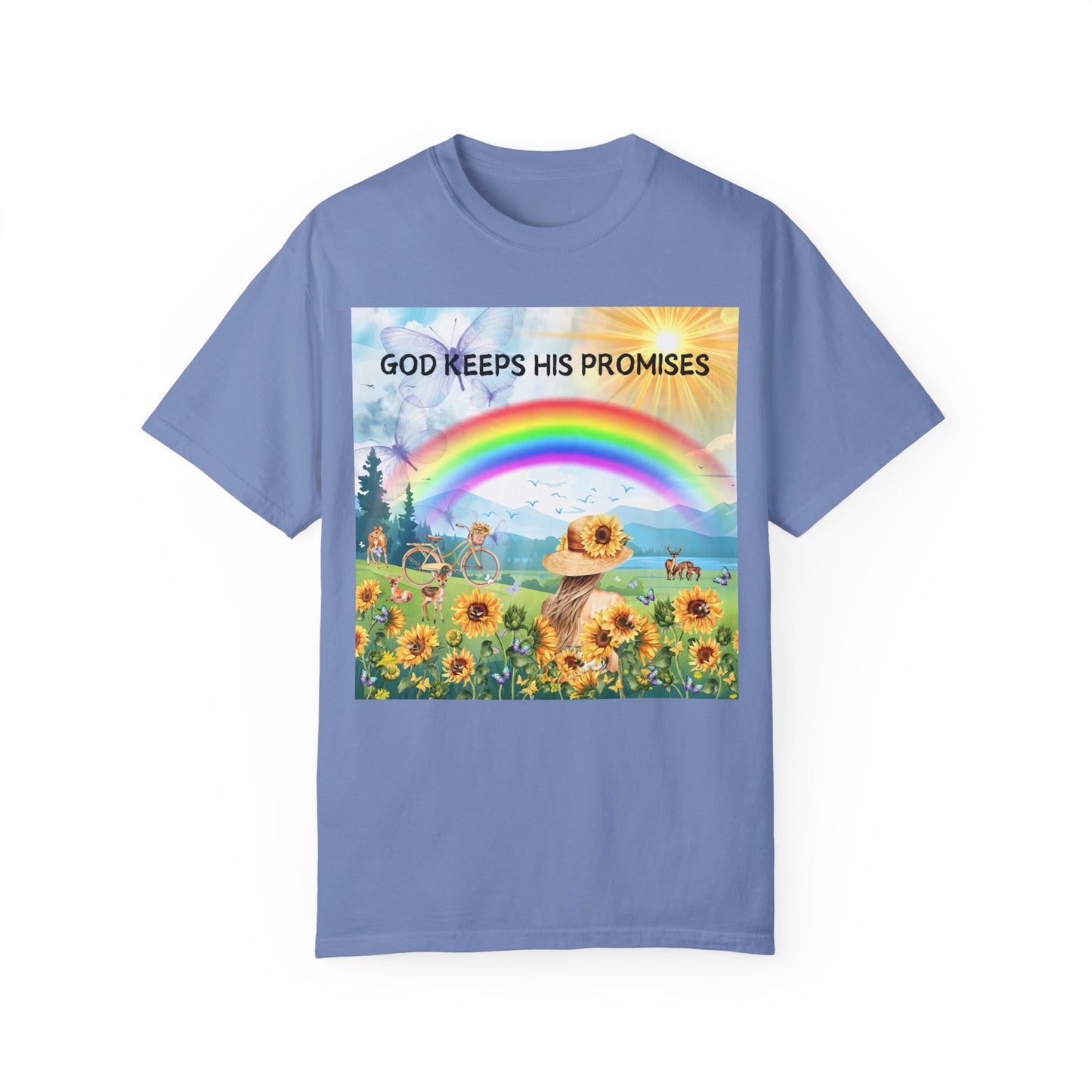 God Keeps His Promises Unisex Garment-Dyed T-shirt