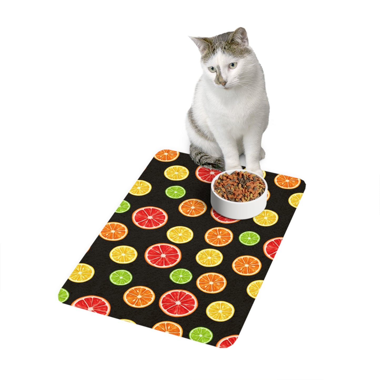 Pet Food Mat (12x18) Citrus