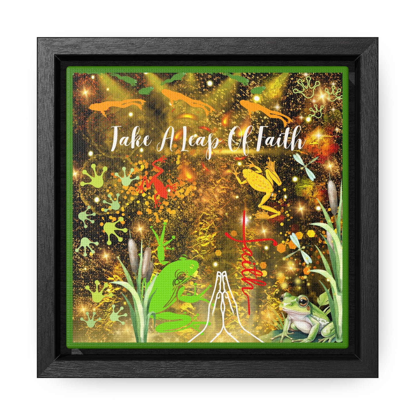 Take A Leap Of Faith Canvas Wall Art