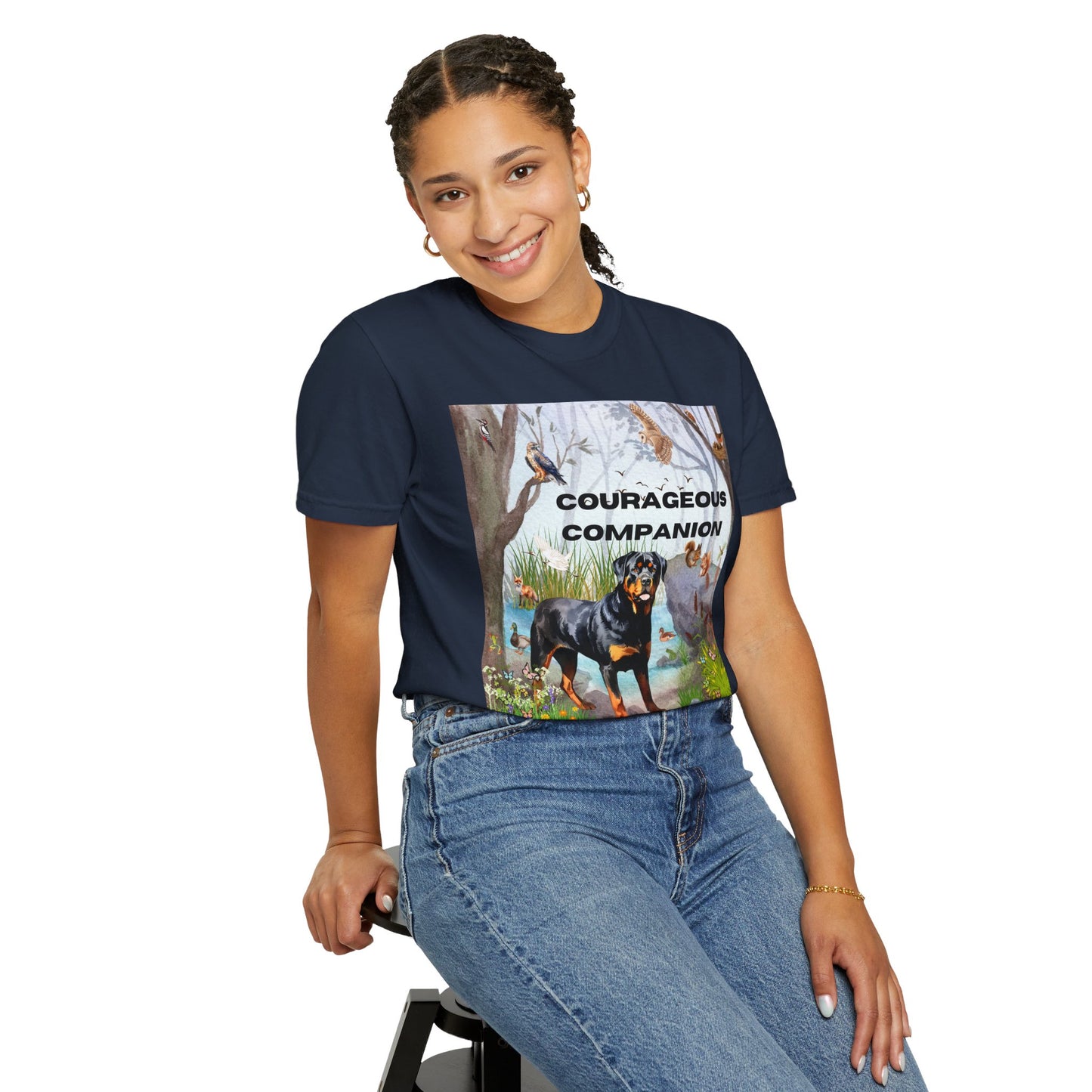 Courageous Companion Unisex Garment-Dyed T-shirt