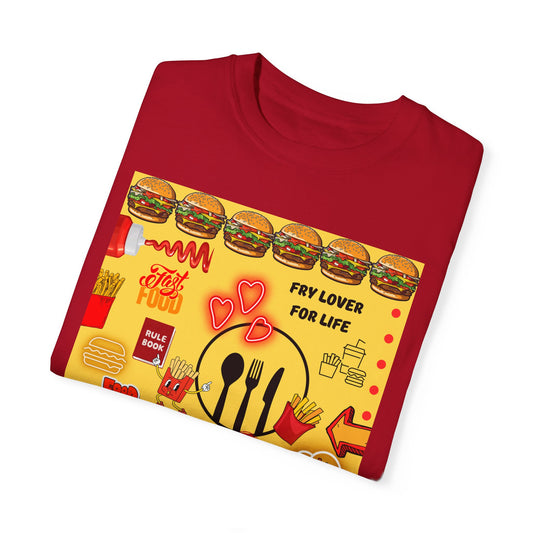 Eat The Fries Unisex Garment-Dyed T-shirt