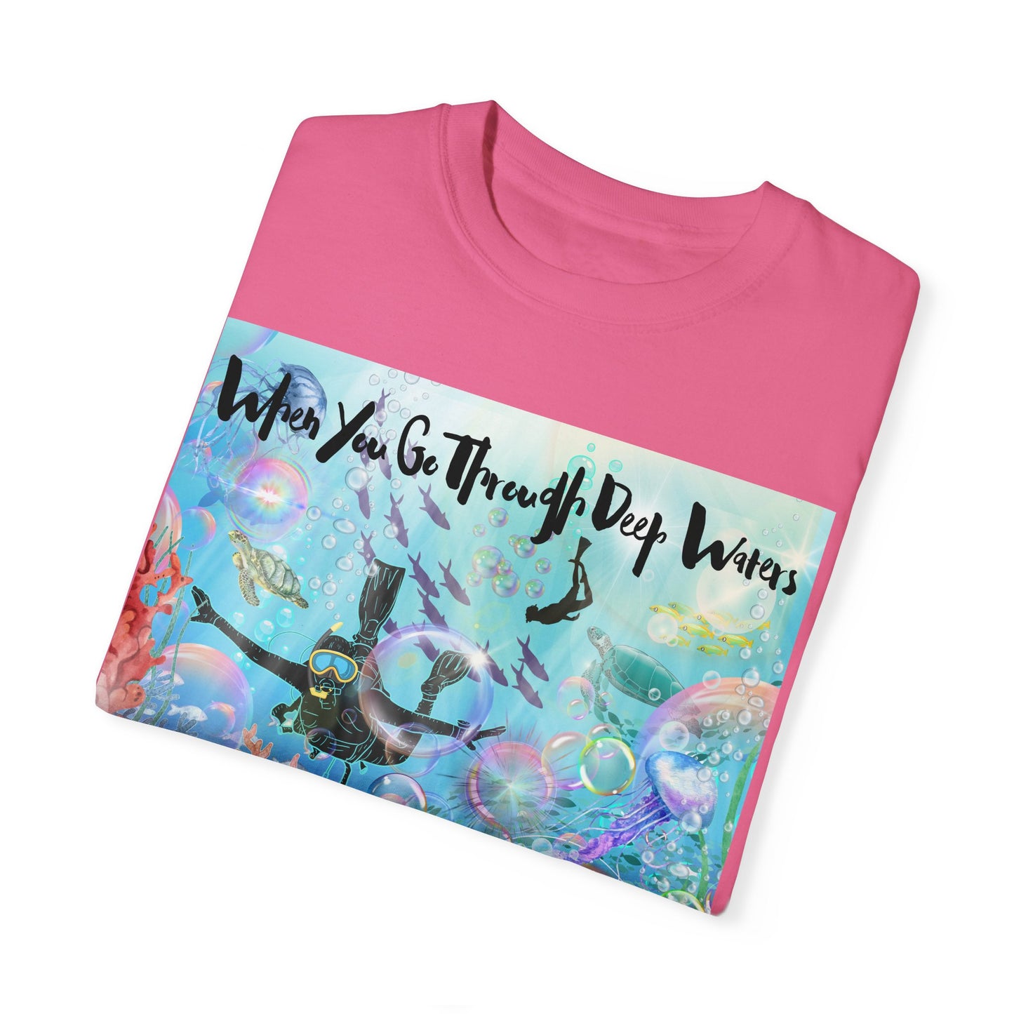 I Will Be With You Unisex Garment-Dyed T-shirt