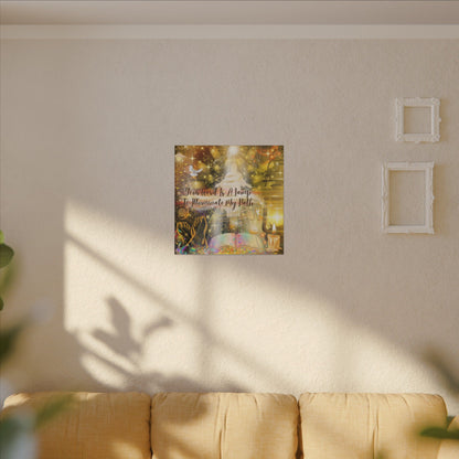 Your Word - Inspirational Wall Art, Custom Canvas Print, Home Decor, Motivational Quote, Spiritual Artwork, Wall Decor Gift