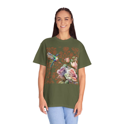Hummingbird 1 Unisex Garment-Dyed T-shirt