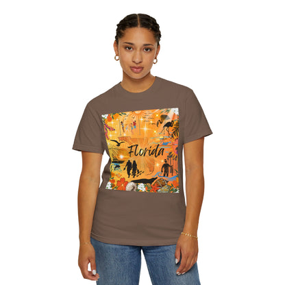 Florida Unisex Garment-Dyed T-shirt