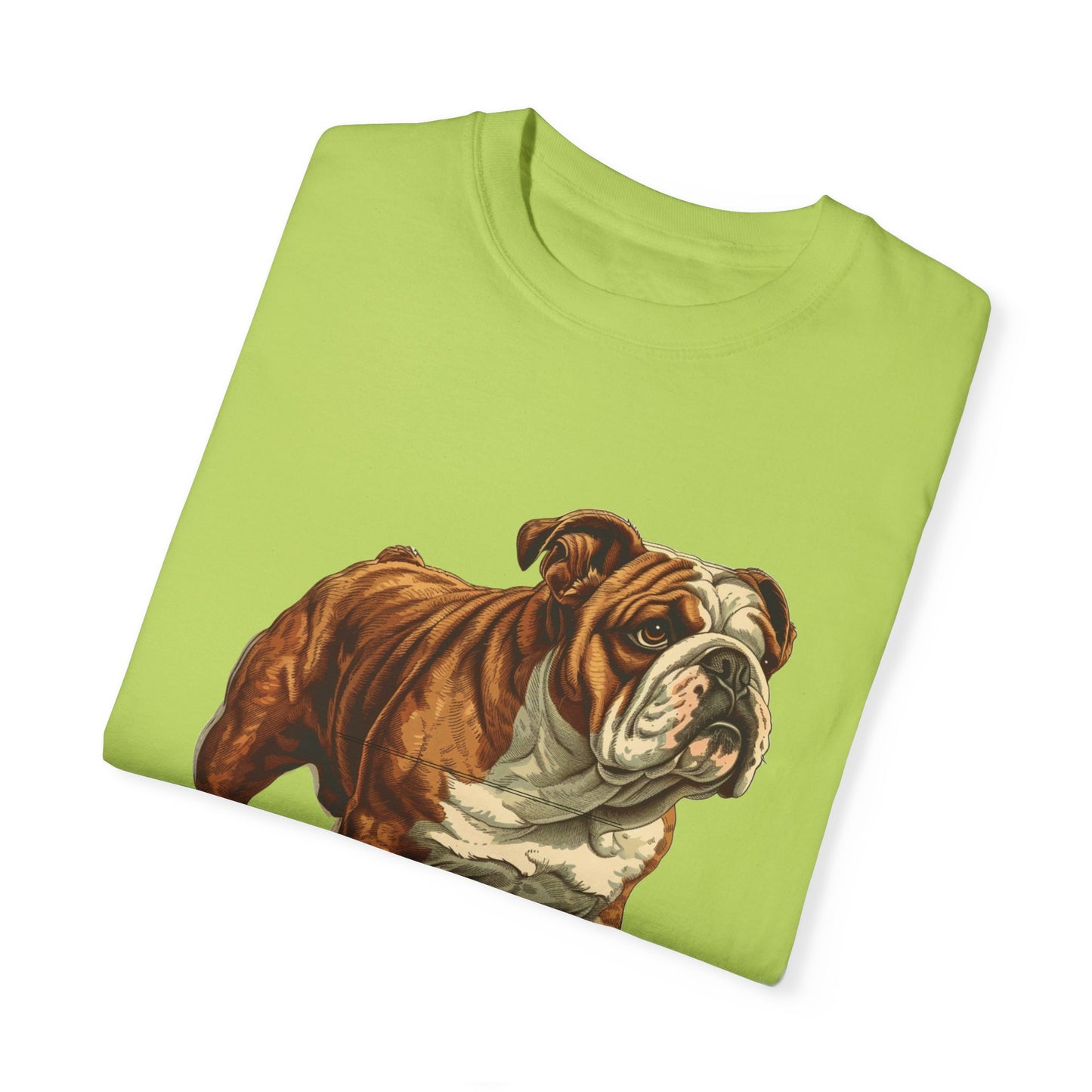 English Bulldog Dad Unisex Garment-Dyed T-shirt