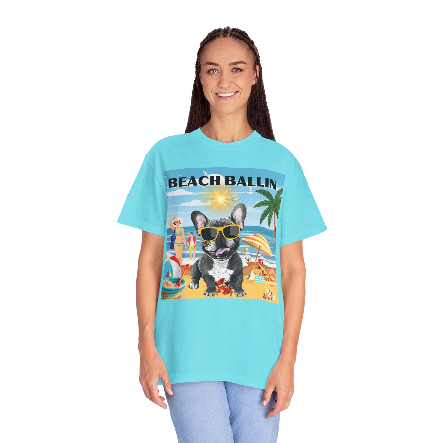 Beach Ballin Unisex Garment-Dyed T-shirt