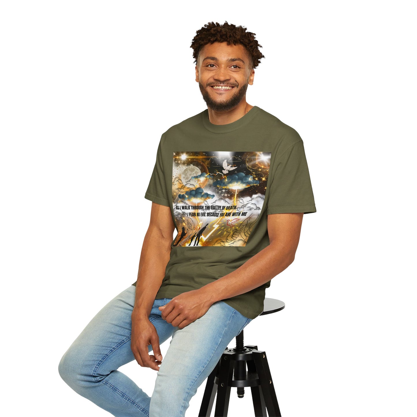 I Fear No Evil Unisex Garment-Dyed T-shirt