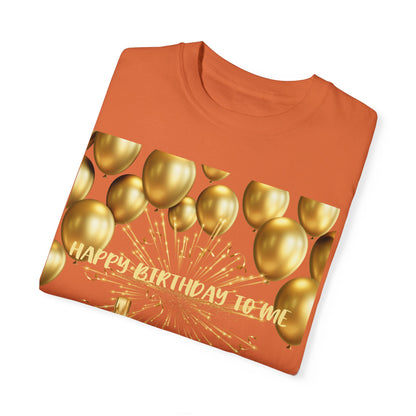 Happy Birthday 100 Unisex Garment-Dyed T-shirt