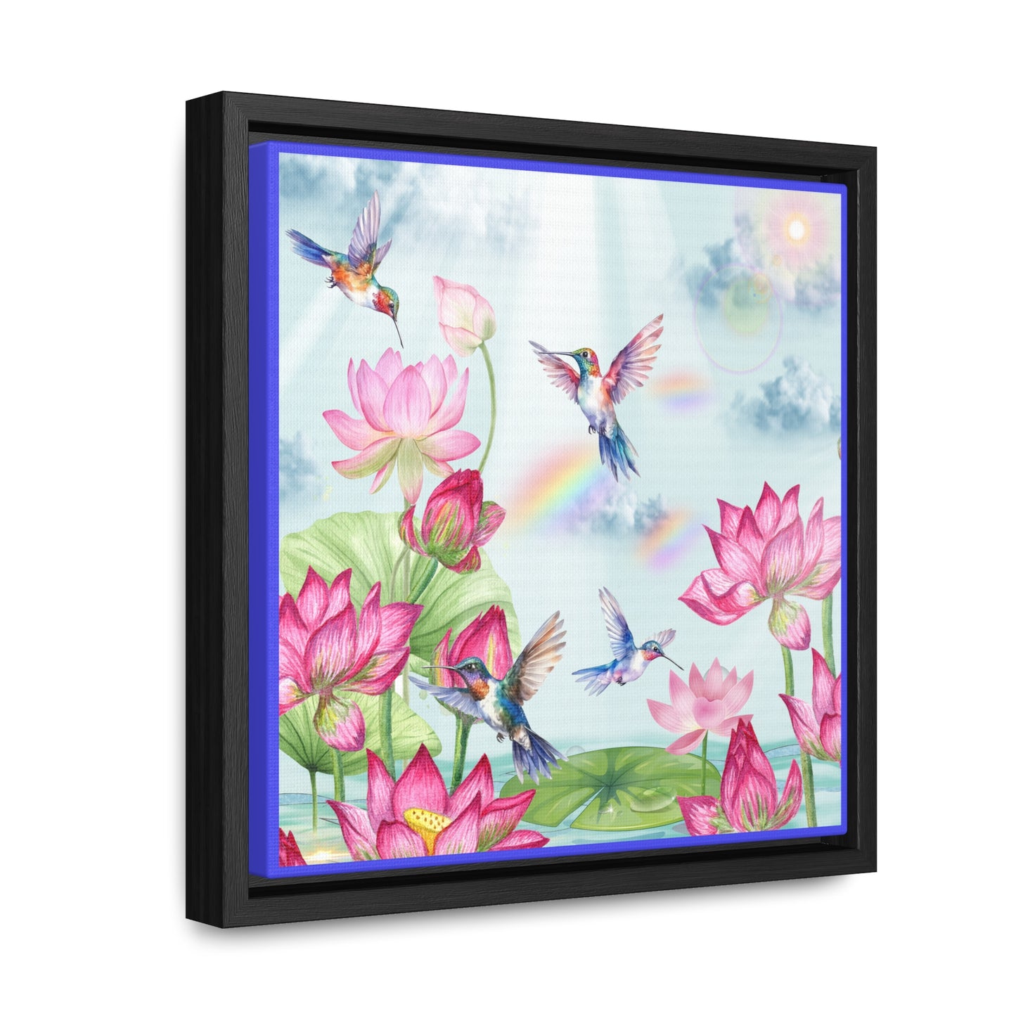 Sipping On Sunshine Gallery Canvas Wraps, Square Frame