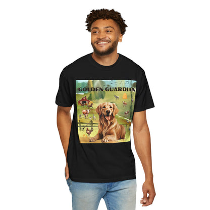 Golden Guardian Unisex Garment-Dyed T-shirt