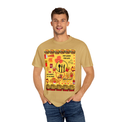 Eat The Fries Unisex Garment-Dyed T-shirt