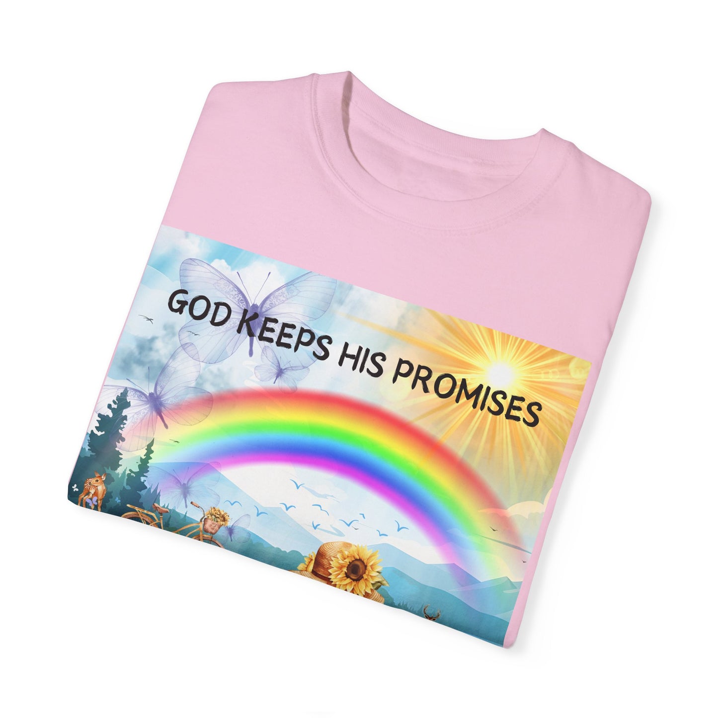 God Keeps His Promises Unisex Garment-Dyed T-shirt