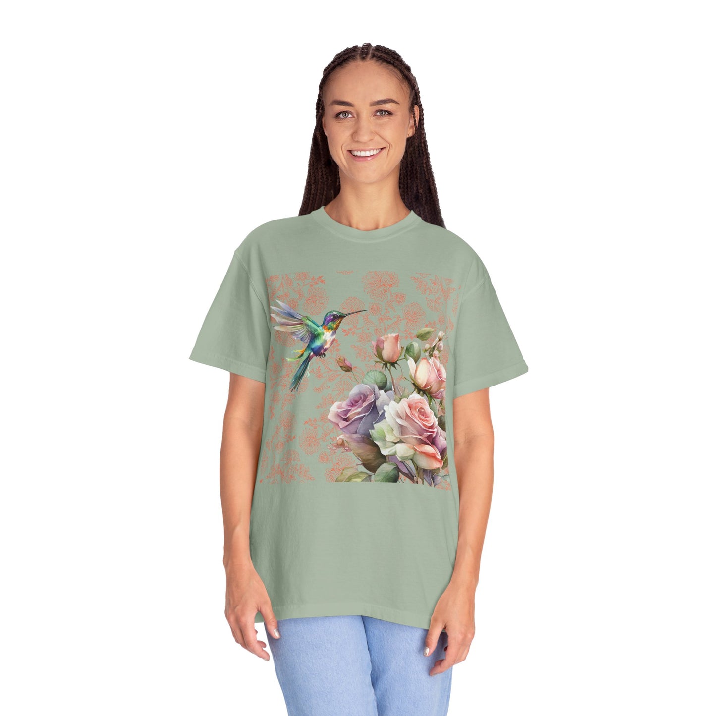 Hummingbird 1 Unisex Garment-Dyed T-shirt
