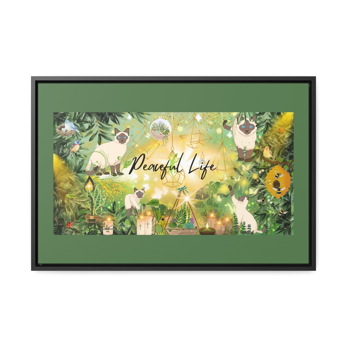 Peaceful Life Canvas Wall Art