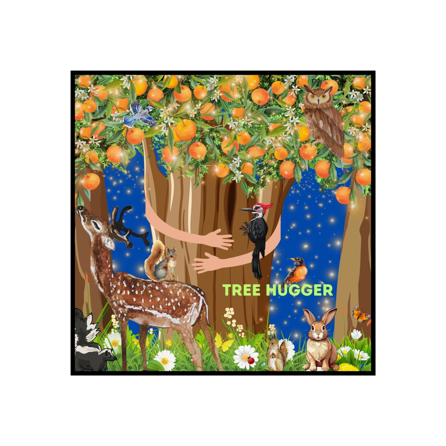 Tree Hugger Fine Art Poster