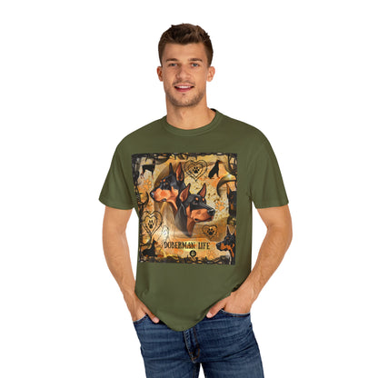 Doberman Life Unisex Garment-Dyed T-shirt