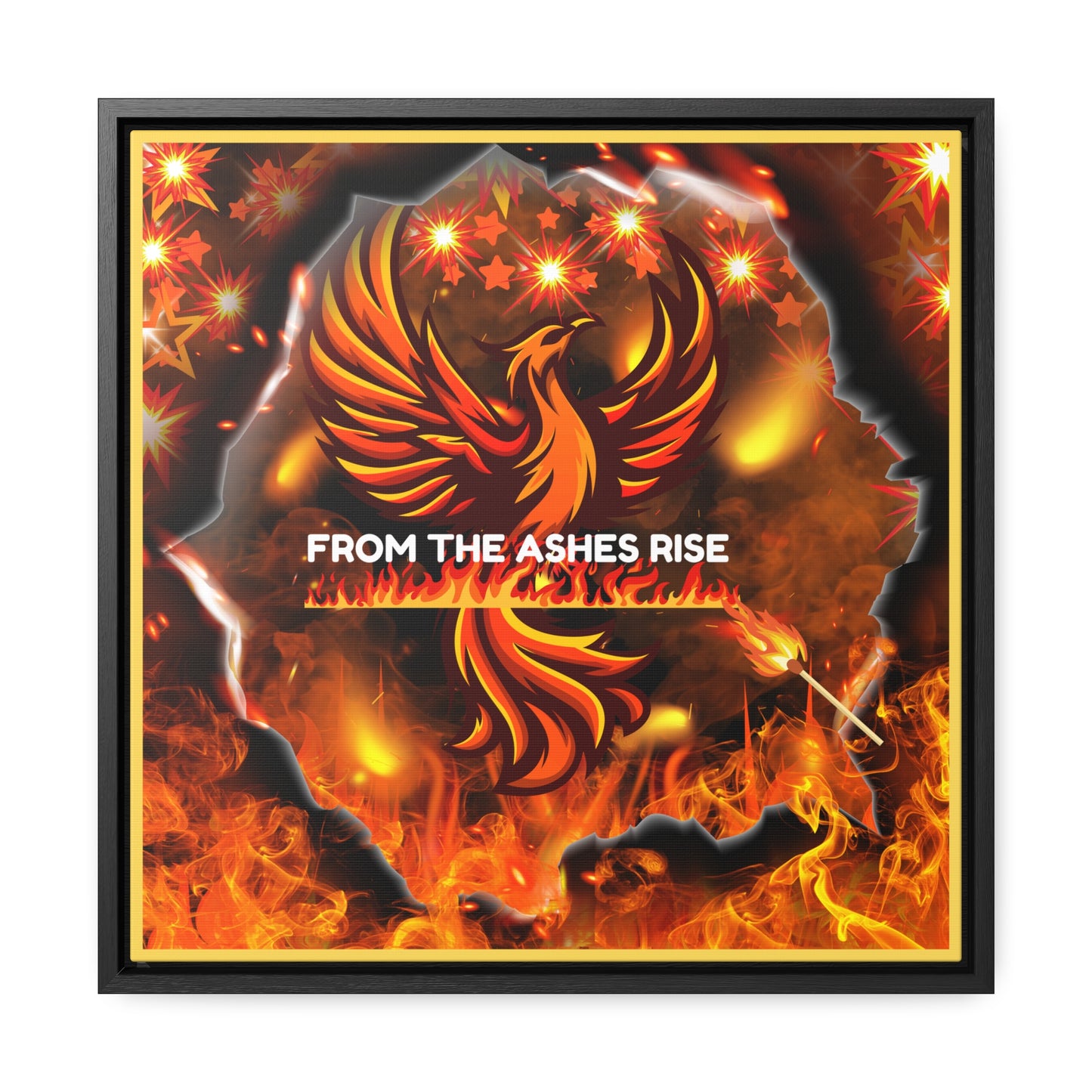 From The Ashes Rise Canvas Wall Art