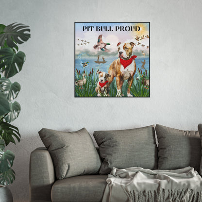 Pit Bull Proud Fine Art Posters