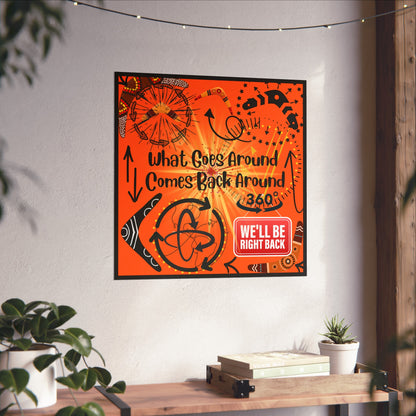What Goes Around Comes Back Around Fine Art Posters