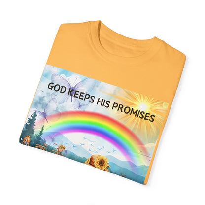 God Keeps His Promises Unisex Garment-Dyed T-shirt