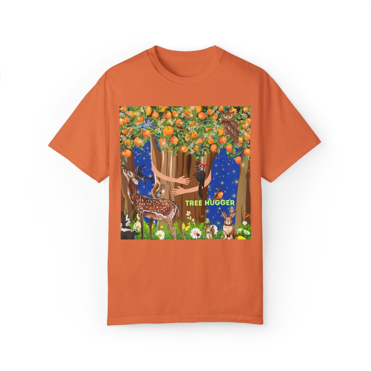 Tree Hugger Unisex Garment-Dyed T-shirt