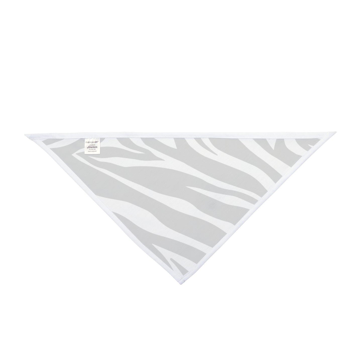 Pet Bandana Zebra Black