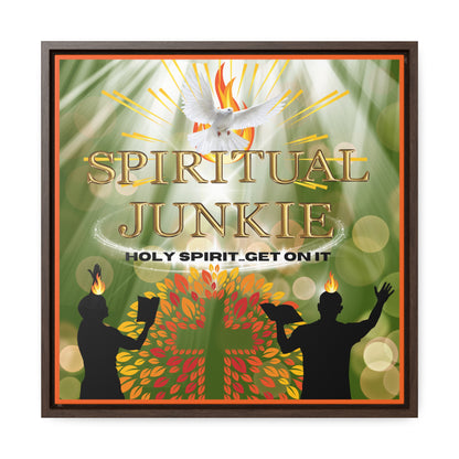 Spiritual Junkie Gallery Canvas Wraps, Square Frame