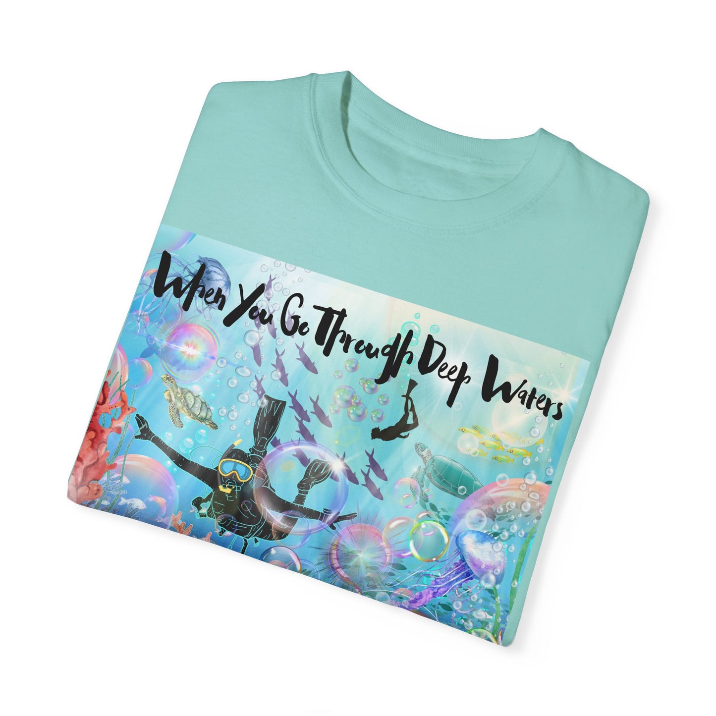 I Will Be With You Unisex Garment-Dyed T-shirt